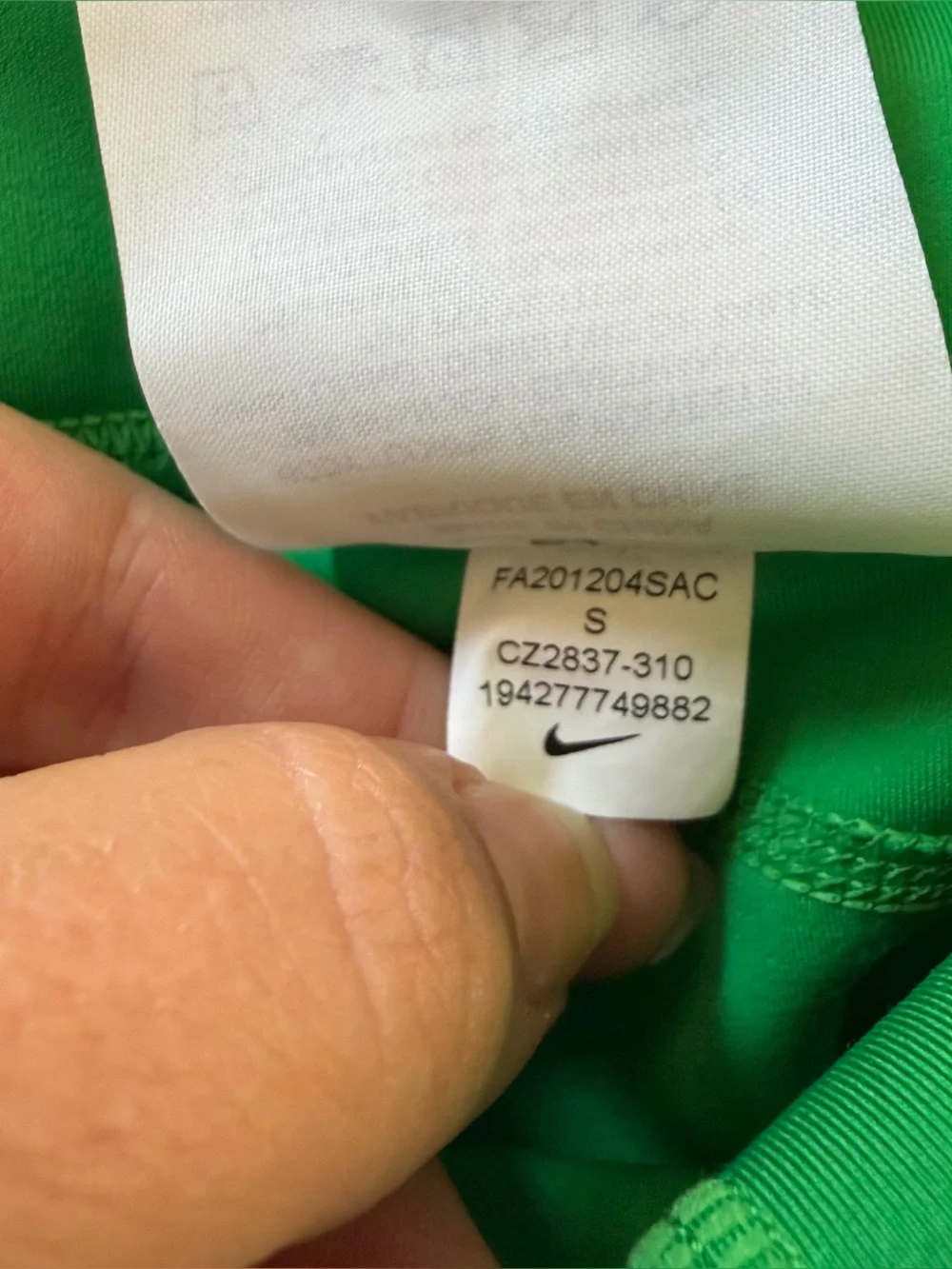 Nike Shorts Womens Small Green Pleated High Waisted Running Division